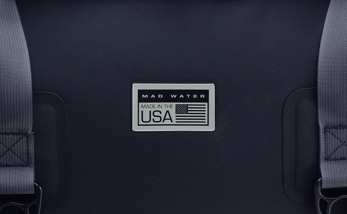 40L Allatoona Waterproof Duffel Bag - Black/Grey - Image 6