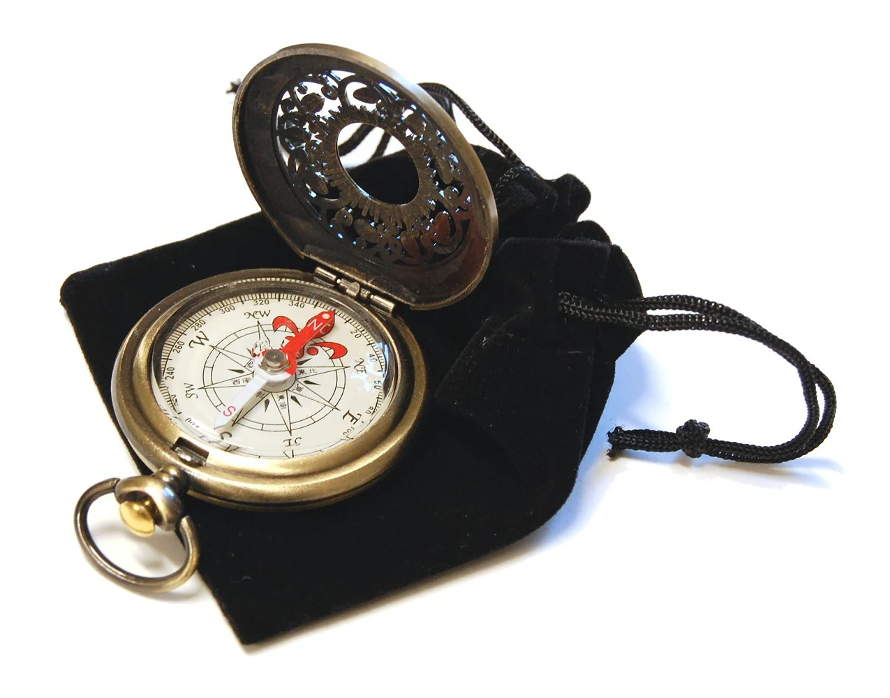 Jardin Bronze Pocket Compass - Image 4
